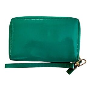 Halogen Patent Leather Wristlet Wallet